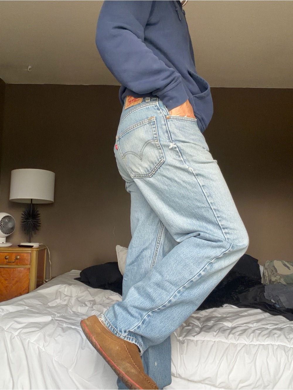 Levi's Men's Classic Blue Straight Jeans